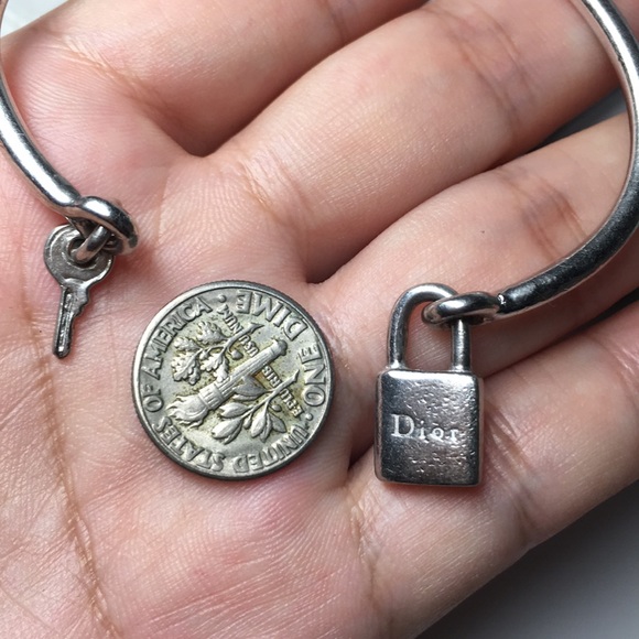 🖤RARE💕DIOR SILVER VTG CUFF - Picture 8 of 12